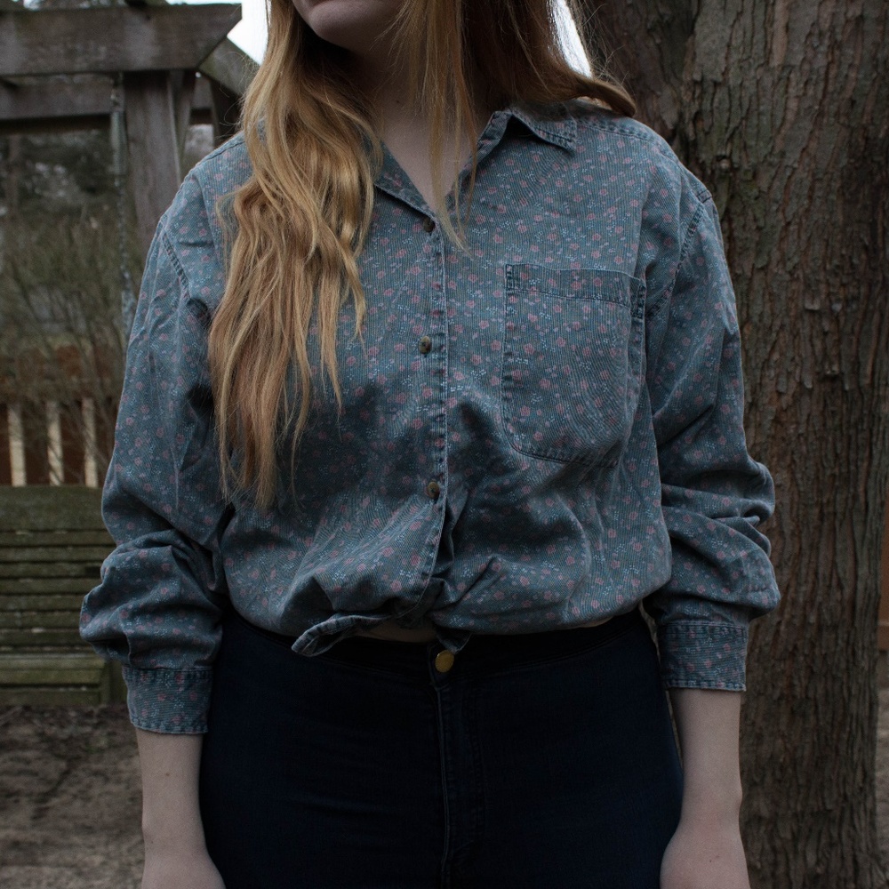 Eddie Bauer vintage oversized button down